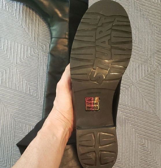 Stuart Weitzman Black Over the Knee Boots Sleek Design - Picture 9 of 12